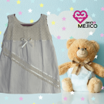 VESTIDO PARA NIÑA T-1 NATURAL