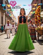FALDON DE MANTA VERDE LIMON  T-UNITALLA