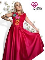 VESTIDO TANIA ROJO T-36