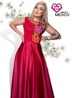VESTIDO TANIA ROJO T-36 - Imagen 2