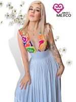 VESTIDO YATZIL BLANCO  T-M - Imagen 2