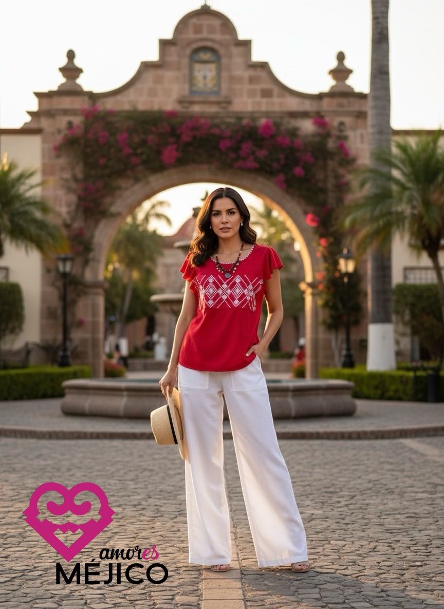 a9d766d3-f6ce-464b-9d36-7826e071c9f3 BLUSA PUNTO DE CRUZ T-UNITALLA - Imagen 1
