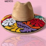 SOMBRERO ARTESANAL DE GAMUZA CAFE