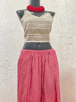 CONJUNTO MANTA/TELAR ROSA T-UNITALLA - Imagen 2