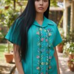 GUAYABLUSA DAMA VERDE AGUA   T-36