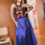 VESTIDO  YALIT HALTER MORADO T-M