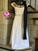 VESTIDO ZACATLÁN BLANCO T-UNITALLA