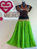 FALDON DE MANTA VERDE LIMON  T-UNITALLA - Imagen 2