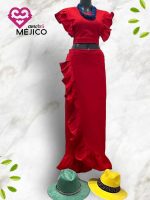 CONJUNTO DE MANTA CON CROP-TOP UNITALLA
