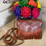 BOLSA PIEL VACUNO CON FLEQUILLOS