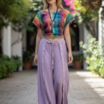HUIPIL TELAR CORTO MULTICOLOR T-M/G