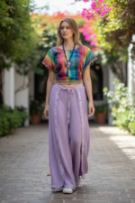 HUIPIL TELAR CORTO MULTICOLOR T-M/G