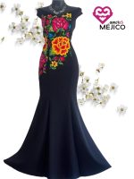 VESTIDO QUETZALY NEGRO T-G