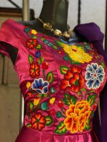 VESTIDO NICTE ROSA SATIN T-32 - Imagen 2