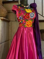 VESTIDO NICTE ROSA SATIN T-32 - Imagen 3