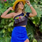 FALDA TULIPAN AZUL REY T-34