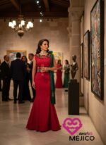 VESTIDO SAJANDI ROJO T-M