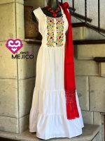 VESTIDO YALA BLANCO T-UNITALLA