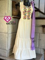 VESTIDO YALA NATURAL T-UNITALLA