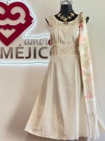 VESTIDO UXCÉ NATURAL T-UNITALLA