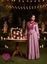VESTIDO CHENTEÑO FLOREADO  LILA T-CH