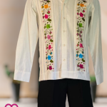 GUAYABERA BORDADO DE SEDA ESPAÑOLA T-36.