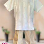 GUAYABERA  BLANCA MANGA CORTA T-40
