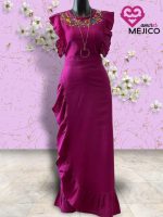 CONJUNTO DE MANTA CON CROP-TOP UNITALLA