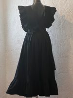 VESTIDO XÓCHITL DE MANTA NEGRO T-G - Imagen 2
