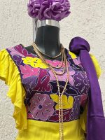 VESTIDO XOCHITL AMARILLO T-M - Imagen 2