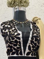 VESTIDO YATZIL NEGRO/BLANCO T-G - Imagen 2