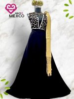 VESTIDO YATZIL NEGRO/BLANCO T-G
