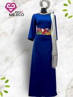 VESTIDO EMILY AZUL REY T-M