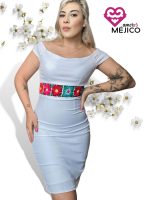 VESTIDO CORTO MIA BLANCO T-34 - Imagen 2