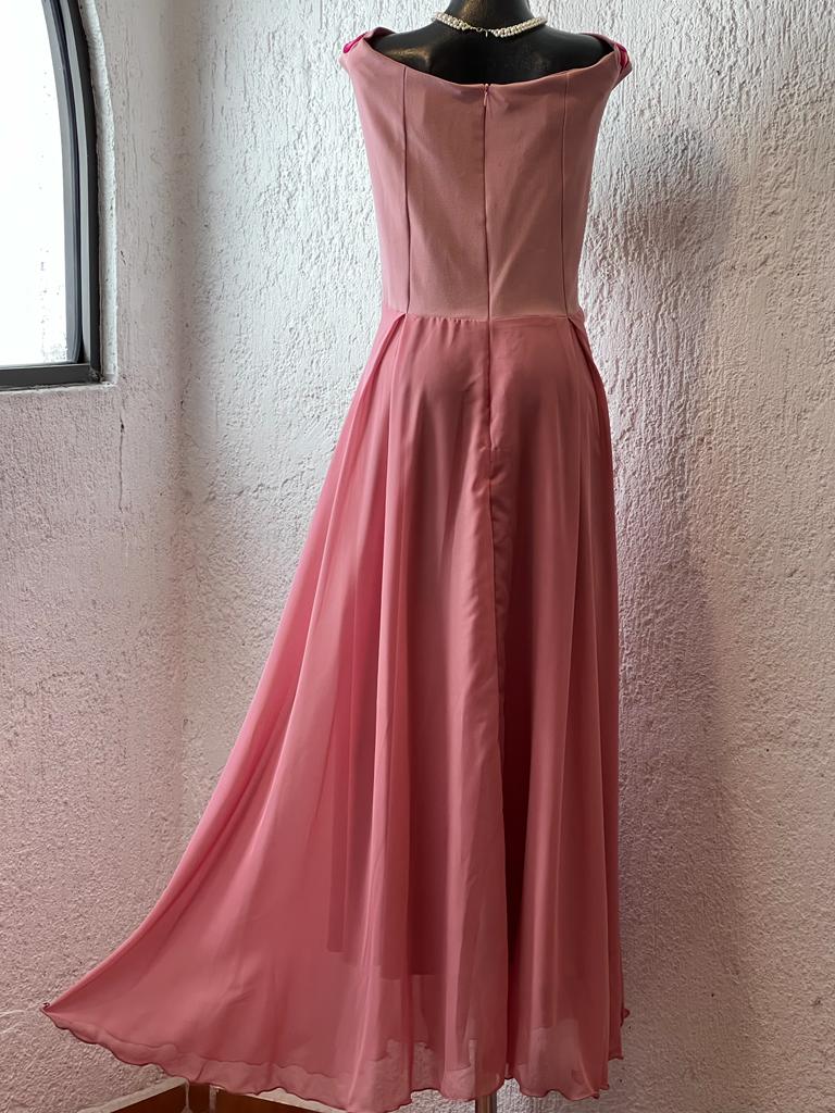 Vestido rosa palo - $4,000.00