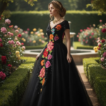 VESTIDO ALITZEL TUL NEGRO T-M
