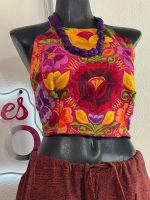 CROP-TOP HALTER FUCSIA UNITALLA - Imagen 3