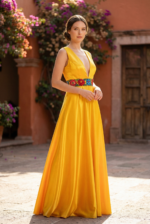 VESTIDO ROMI AMARILLO T-CH
