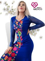 VESTIDO EDITH AZUL REY  T-EXG