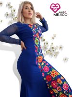 VESTIDO EDITH AZUL REY  T-EXG - Imagen 2