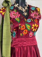 VESTIDO CITLAHUI VINO T-M - Imagen 2
