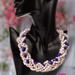 COLLAR DE SEMILLA-NATURAL CON MORADO