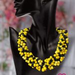 COLLAR DE SEMILLA-AMARILLO/NEGRO