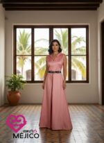 VESTIDO MIRANDA ROSA PALO  T-CH