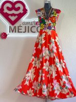 VESTIDO BRISA  NARANJA T-G/EXG