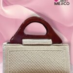 BOLSA TEJIDA BLANCA