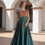 VESTIDO NICTE VERDE T-G