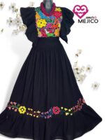 VESTIDO XOCHITL NEGRO T-M