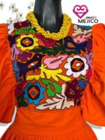 VESTIDO XOCHITL NARANJA T-CH - Imagen 2