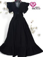 VESTIDO XOCHITL NEGRO T-M - Imagen 3